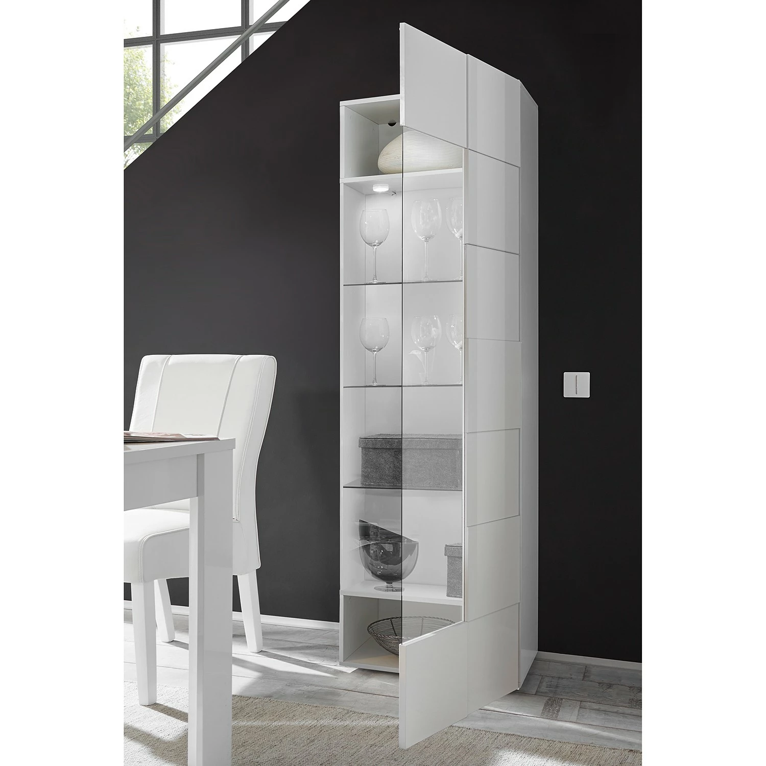 LC Spa Vitrine Dama I - Blanc brillant 5 LC Spa Vitrine Dama I - Blanc brillant – Image 3