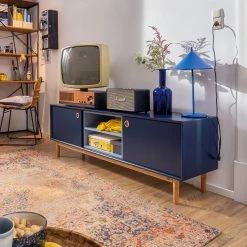Tom Tailor Meuble TV Color Box - Partiellement en chêne massif - Bleu marine 10 Tom Tailor Meuble TV Color Box - Partiellement en chêne massif - Bleu marine -loftscape Boutique 1000209358 200417 13014800033 MOOD DETAILS P000000001000209358 mood