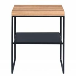 Loftscape Bout de canapé Saxton - Imitation chêne / Noir -loftscape Boutique 1000209651 200406 13050700023 DETAILS P000000001000209651