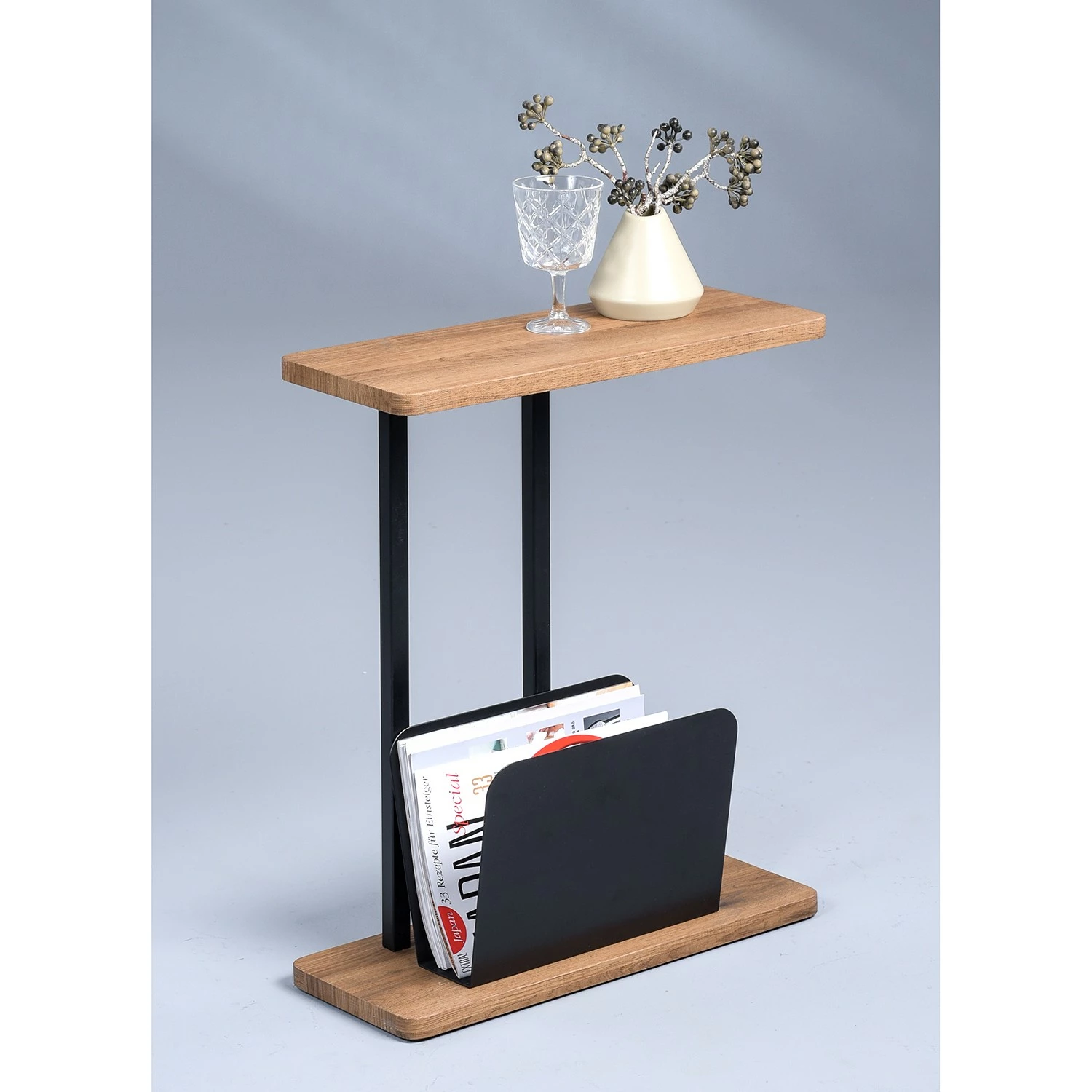 Loftscape Bout de canapé Oark - Imitation chêne 4 Loftscape Bout de canapé Oark - Imitation chêne – Image 2