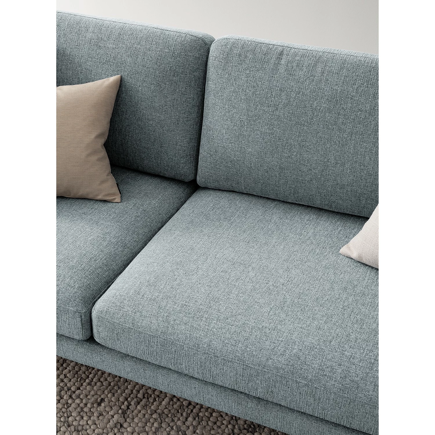 Fredriks Canapé Bellaire(2-3 places) - Tissu mélangé - Bleu pastel - Argenté 9 Fredriks Canapé Bellaire(2-3 places) - Tissu mélangé - Bleu pastel - Argenté – Image 7