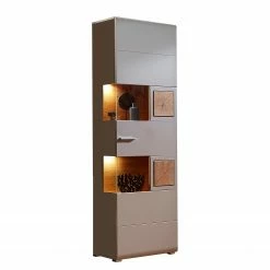 Loftscape Vitrine Aulby - Avec éclairage - Taupe