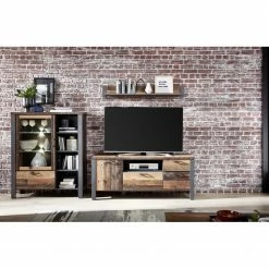 Red Living Buffet haut Blackpool II - Avec éclairage - Imitation bois recyclé / Gris -loftscape Boutique 1000209807 210331 08331500005 MOOD DETAILS P000000001000209807 mood