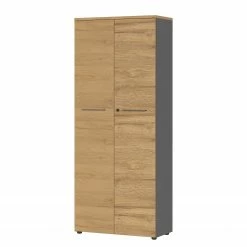 Germania Armoire de bureau GW-Agenda IV - Imitation chêne Grandson / Graphite