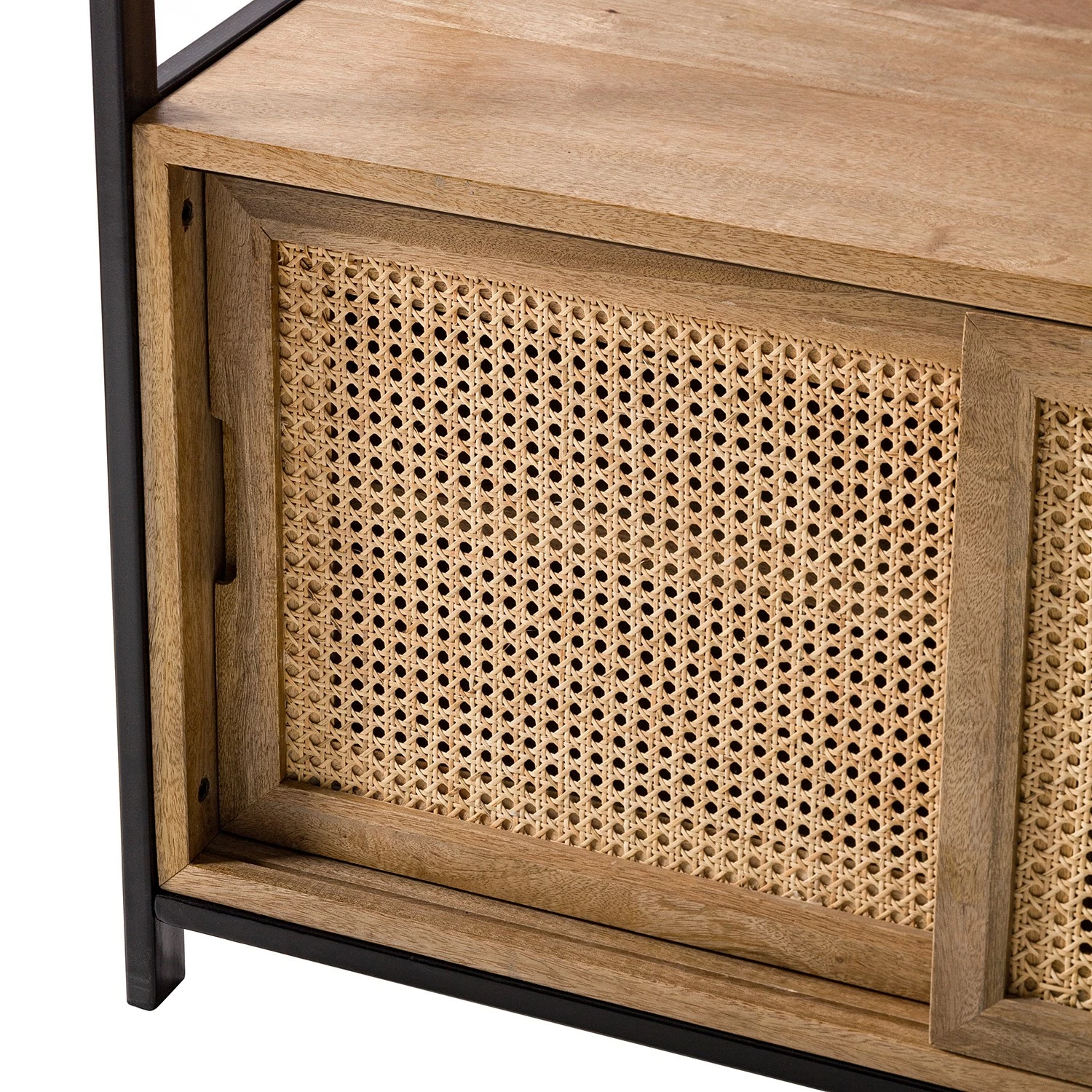 Ars manufacti Étagère Vina - Manguier massif / Métal - Manguier / Noir 13 Ars manufacti Étagère Vina - Manguier massif / Métal - Manguier / Noir – Image 11