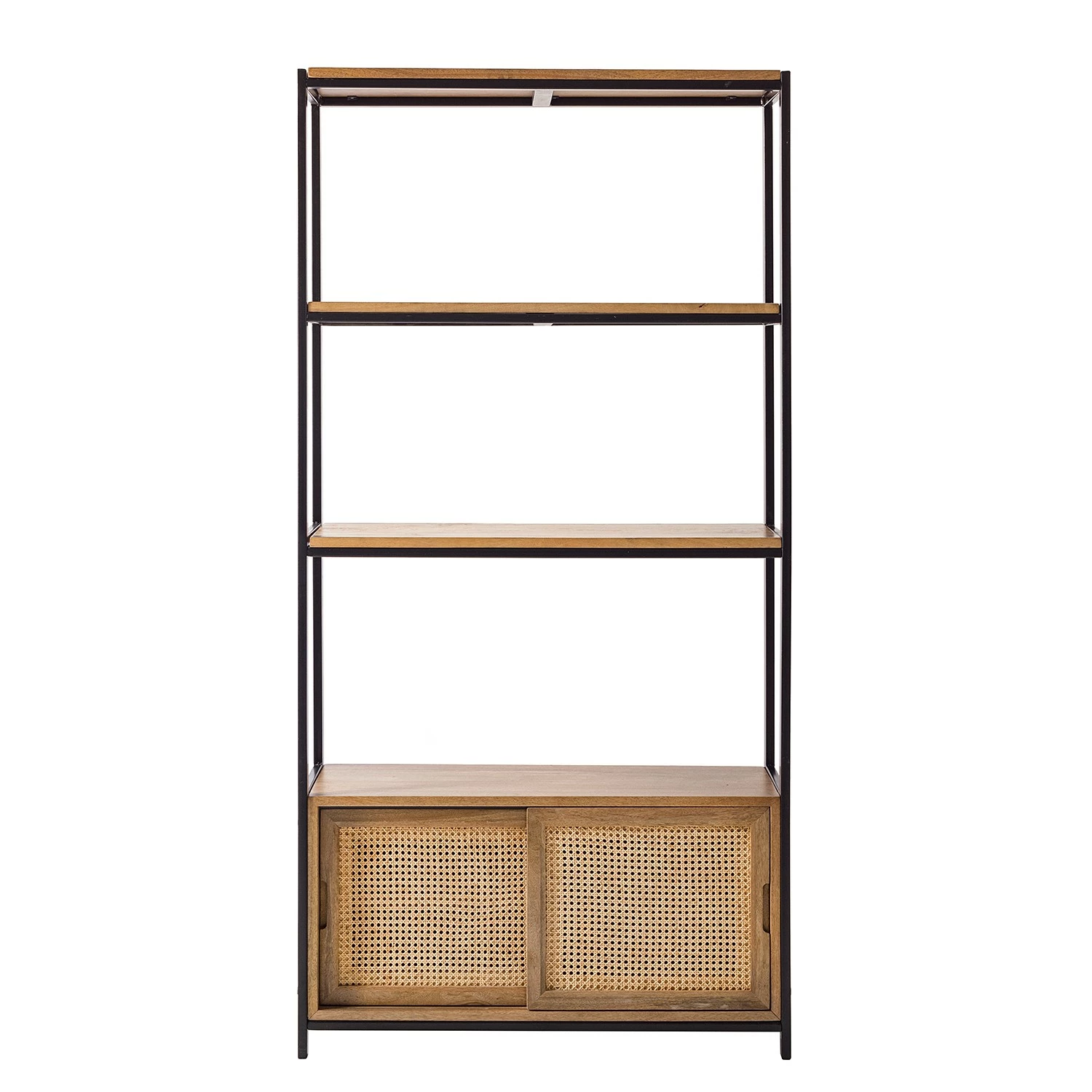 Ars manufacti Étagère Vina - Manguier massif / Métal - Manguier / Noir 5 Ars manufacti Étagère Vina - Manguier massif / Métal - Manguier / Noir – Image 3