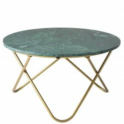 Studio Copenhagen Table basse Menou II - Marbre / Métal - Vert / Doré -loftscape Boutique 1000210777 200430 13190000014 DETAILS P000000001000210777