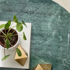 Studio Copenhagen Table basse Menou II - Marbre / Métal - Vert / Doré -loftscape Boutique 1000210777 200430 13190300019 DETAILS P000000001000210777