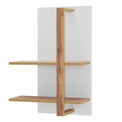 Loftscape Ensemble meubles TV Mundai II (3 élém.) - Avec éclairage  - Blanc / Imitation chêne de Wotan -loftscape Boutique 1000210798 200430 14333500061 DETAILS P000000001000210798