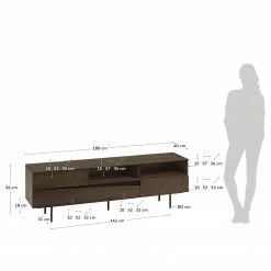 Red Living Meuble TV Kluuvi - Placage en bois véritable - Noyer / Noir 23 Red Living Meuble TV Kluuvi - Placage en bois véritable - Noyer / Noir -loftscape Boutique 1000210869 200429 17354500016 SKETCH DETAILS P000000001000210869 sketch