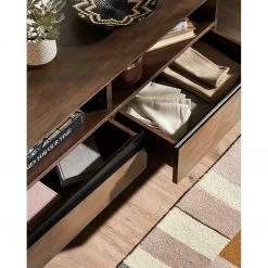 Red Living Meuble TV Kluuvi - Placage en bois véritable - Noyer / Noir 21 Red Living Meuble TV Kluuvi - Placage en bois véritable - Noyer / Noir -loftscape Boutique 1000210869 200824 12195900004 DETAILS P000000001000210869