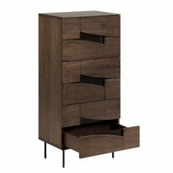 Red Living Commode Kluuvi II - Placage en bois véritable - Noyer / Noir -loftscape Boutique 1000210870 200429 17354800020 DETAILS P000000001000210870