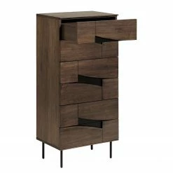 Red Living Commode Kluuvi II - Placage en bois véritable - Noyer / Noir -loftscape Boutique 1000210870 200429 17354900021 DETAILS P000000001000210870
