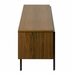 Red Living Meuble TV Juuka - Placage en bois véritable - Noyer / Noir -loftscape Boutique 1000210883 200429 17361600053 DETAILS P000000001000210883