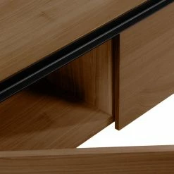 Red Living Meuble TV Juuka - Placage en bois véritable - Noyer / Noir -loftscape Boutique 1000210883 200429 17361900057 DETAILS P000000001000210883