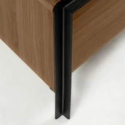 Red Living Meuble TV Juuka - Placage en bois véritable - Noyer / Noir -loftscape Boutique 1000210883 200429 17362000058 DETAILS P000000001000210883