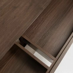 Red Living Buffet Kuuvi - Placage en bois véritable - Noyer / Noir -loftscape Boutique 1000210885 200429 17363400075 DETAILS P000000001000210885