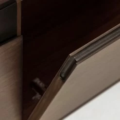 Red Living Buffet Kuuvi - Placage en bois véritable - Noyer / Noir -loftscape Boutique 1000210885 200429 17363600077 DETAILS P000000001000210885