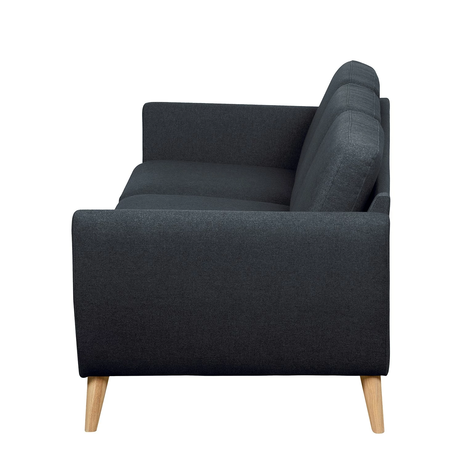 Mørteens Canapé Kustavi (3 places) - Tissu structuré - Bleu foncé 7 Mørteens Canapé Kustavi (3 places) - Tissu structuré - Bleu foncé – Image 5