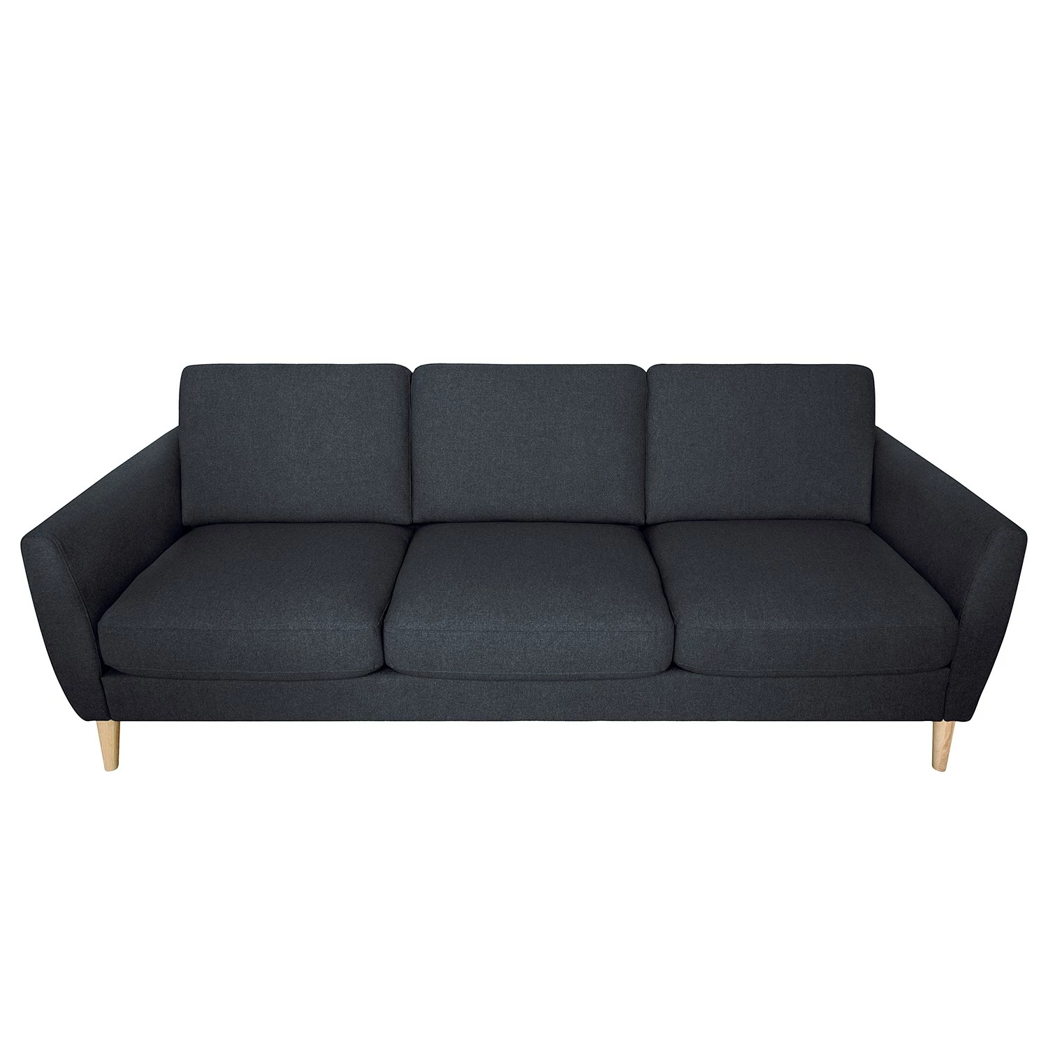 Mørteens Canapé Kustavi (3 places) - Tissu structuré - Bleu foncé 9 Mørteens Canapé Kustavi (3 places) - Tissu structuré - Bleu foncé – Image 7