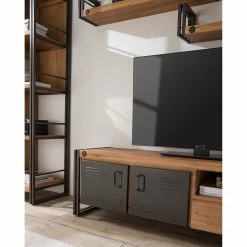 Ars manufacti Meuble TV Manchester IV - Acacia massif / Métal - Acacia / Anthracite 32 Ars manufacti Meuble TV Manchester IV - Acacia massif / Métal - Acacia / Anthracite -loftscape Boutique 1000210954 210121 12574700004 DETAILS P000000001000210954