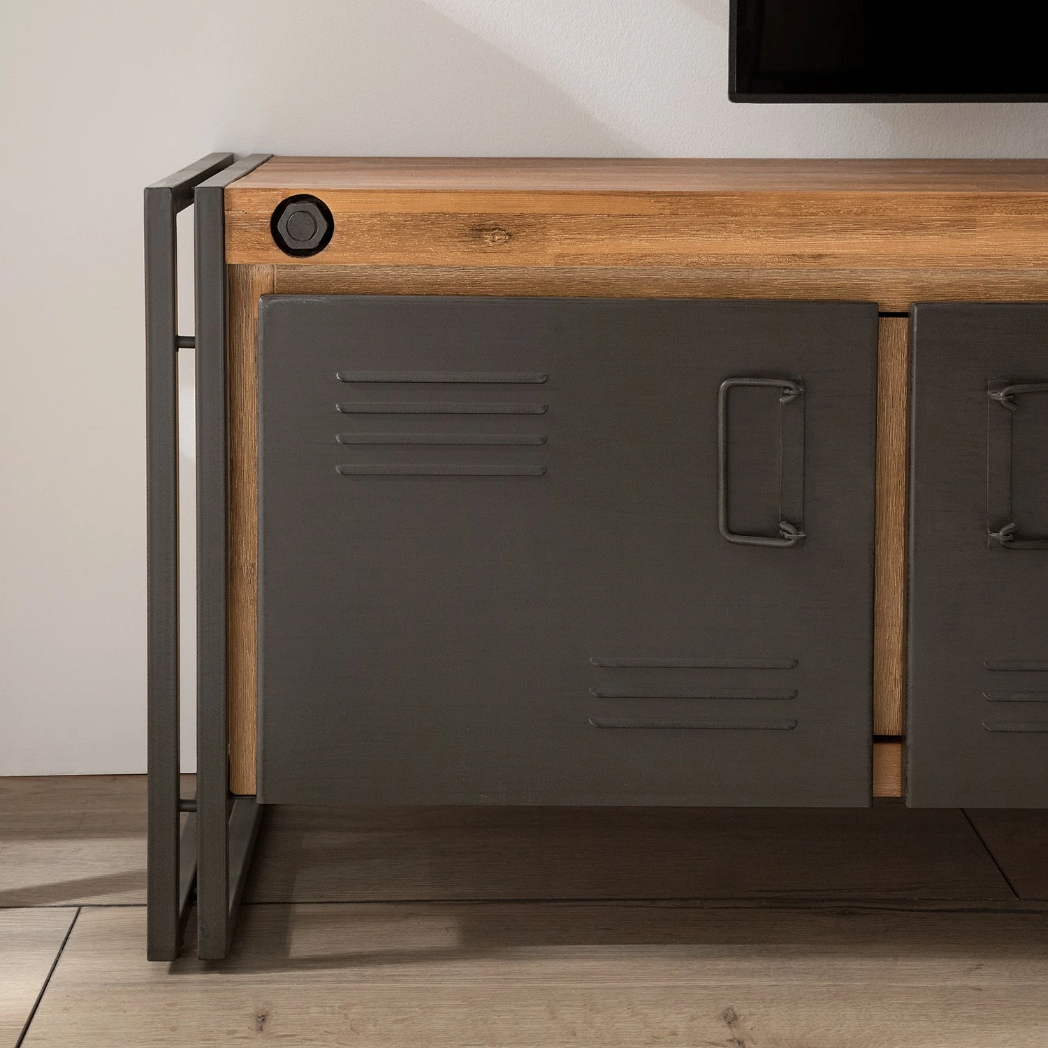 Ars manufacti Meuble TV Manchester IV - Acacia massif / Métal - Acacia / Anthracite 19 Ars manufacti Meuble TV Manchester IV - Acacia massif / Métal - Acacia / Anthracite – Image 17