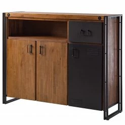 Ars manufacti Buffet Manchester VII - Acacia massif / Métal - Acacia / Anthracite