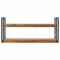 Ars manufacti Étagère murale Manchester II - Acacia massif / Métal - Acacia / Anthracite -loftscape Boutique 1000210966 201012 13342100021 DETAILS P000000001000210966