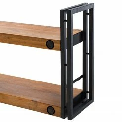 Ars manufacti Étagère murale Manchester II - Acacia massif / Métal - Acacia / Anthracite -loftscape Boutique 1000210966 201012 13342200022 DETAILS P000000001000210966