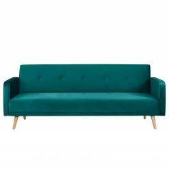 Jack & Alice Canapé convertible Daru IV - Velours - Turquoise -loftscape Boutique 1000211003 200527 17480600238 DETAILS P000000001000211003