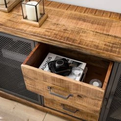 Ars manufacti Buffet Hunter II - Manguier massif / Métal - Manguier / Gris bleu 29 Ars manufacti Buffet Hunter II - Manguier massif / Métal - Manguier / Gris bleu -loftscape Boutique 1000211063 210219 10173400003 DETAILS P000000001000211063