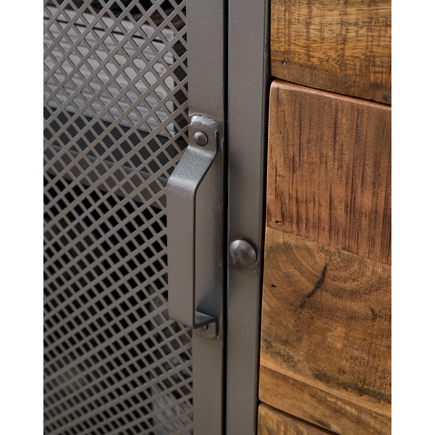 Ars manufacti Buffet Hunter II - Manguier massif / Métal - Manguier / Gris bleu 12 Ars manufacti Buffet Hunter II - Manguier massif / Métal - Manguier / Gris bleu – Image 10