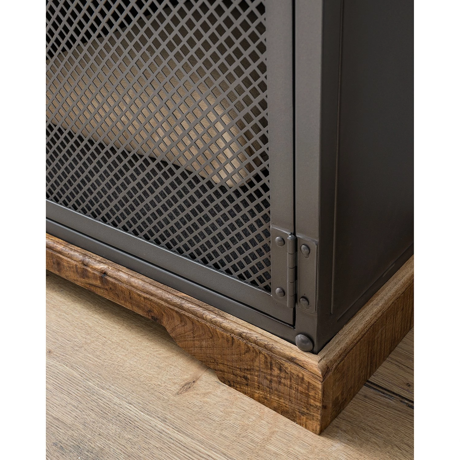 Ars manufacti Buffet Hunter II - Manguier massif / Métal - Manguier / Gris bleu 14 Ars manufacti Buffet Hunter II - Manguier massif / Métal - Manguier / Gris bleu – Image 12