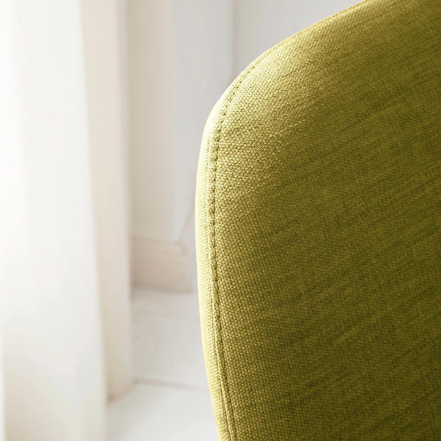 Mørteens Fauteuil Ullava II - Jaune olive 9 Mørteens Fauteuil Ullava II - Jaune olive – Image 7