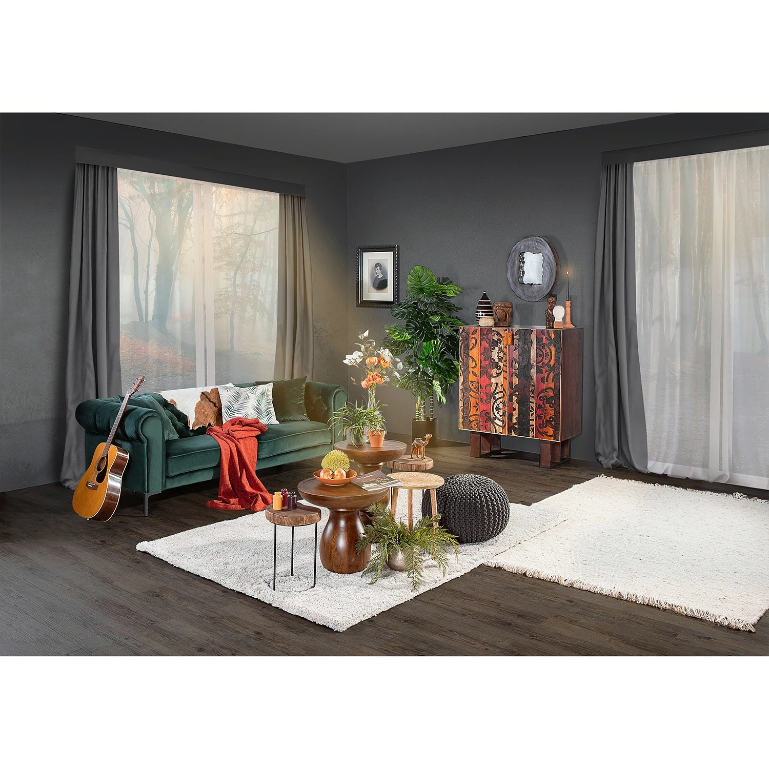 Naturoo Bout de canapé Brookwood I - Manguier massif - Manguier foncé 4 Naturoo Bout de canapé Brookwood I - Manguier massif - Manguier foncé – Image 2