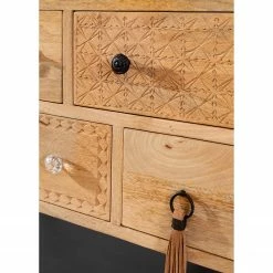 Red Living Meuble TV Latta II - Manguier massif / Métal - Manguier / Noir -loftscape Boutique 1000211436 220316 031 DETAILS P000000001000211436