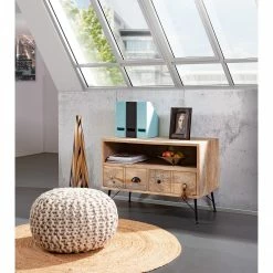 Red Living Meuble TV Latta I - Manguier massif / Métal - Manguier / Noir -loftscape Boutique 1000211453 220316 020 MOOD DETAILS P000000001000211453 mood