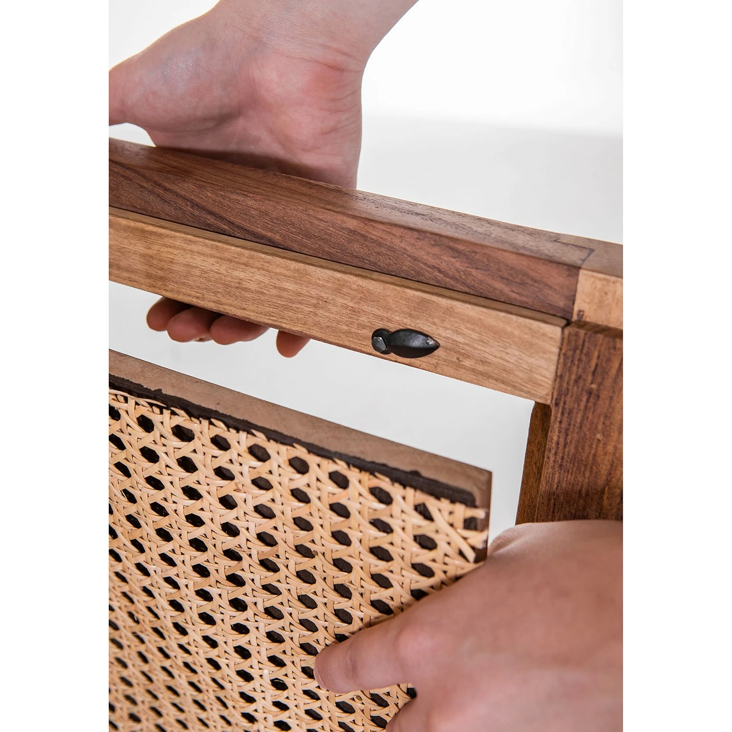 Naturoo Buffet Nyack - Manguier massif / Vannerie - Manguier / Doré 6 Naturoo Buffet Nyack - Manguier massif / Vannerie - Manguier / Doré – Image 4