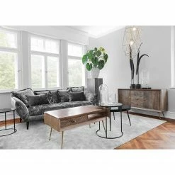 Naturoo Buffet Turlock - Manguier massif / Métal - Manguier / Doré -loftscape Boutique 1000211467 200504 13495000233 MOOD DETAILS P000000001000211467 mood