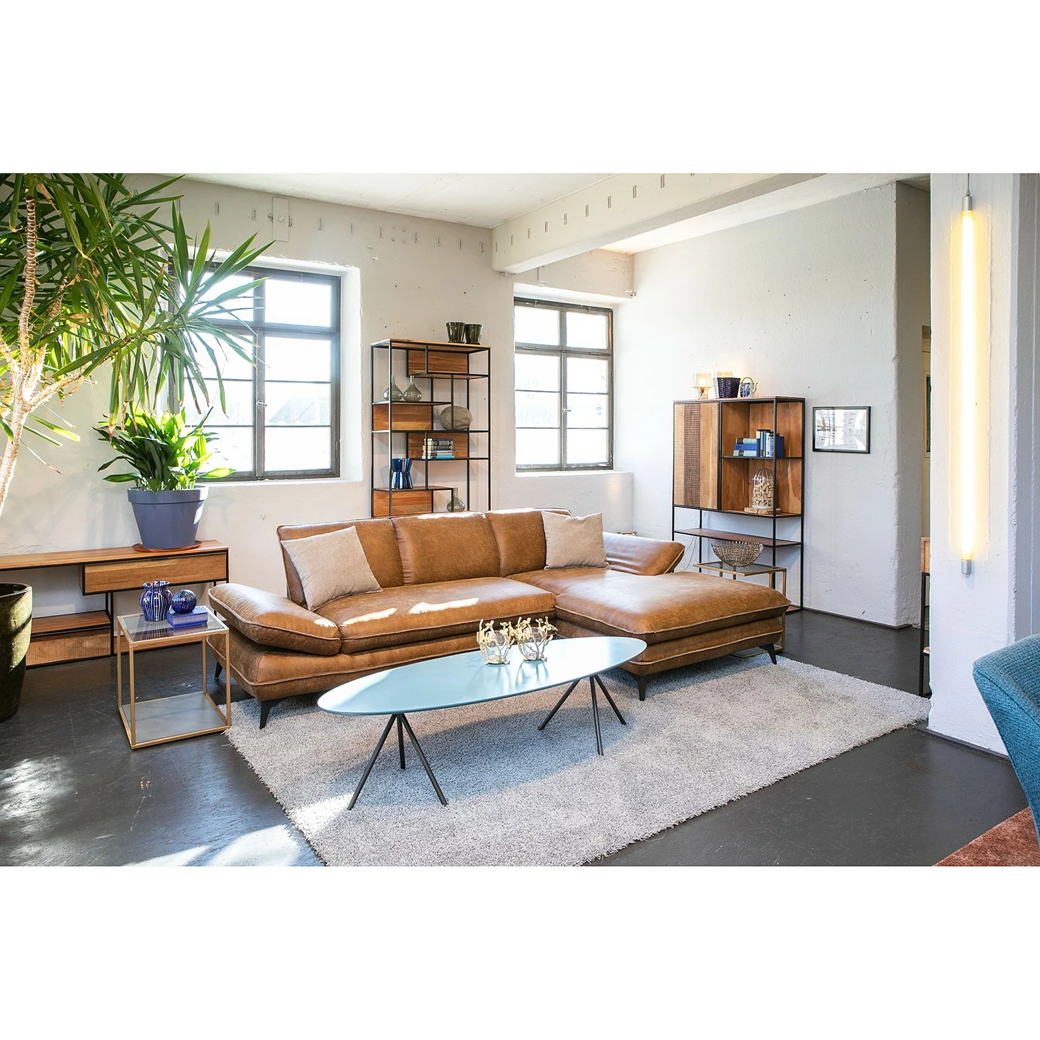 Loftscape Table basse Carrabelle IV - Turquoise / Anthracite 6 Loftscape Table basse Carrabelle IV - Turquoise / Anthracite – Image 4