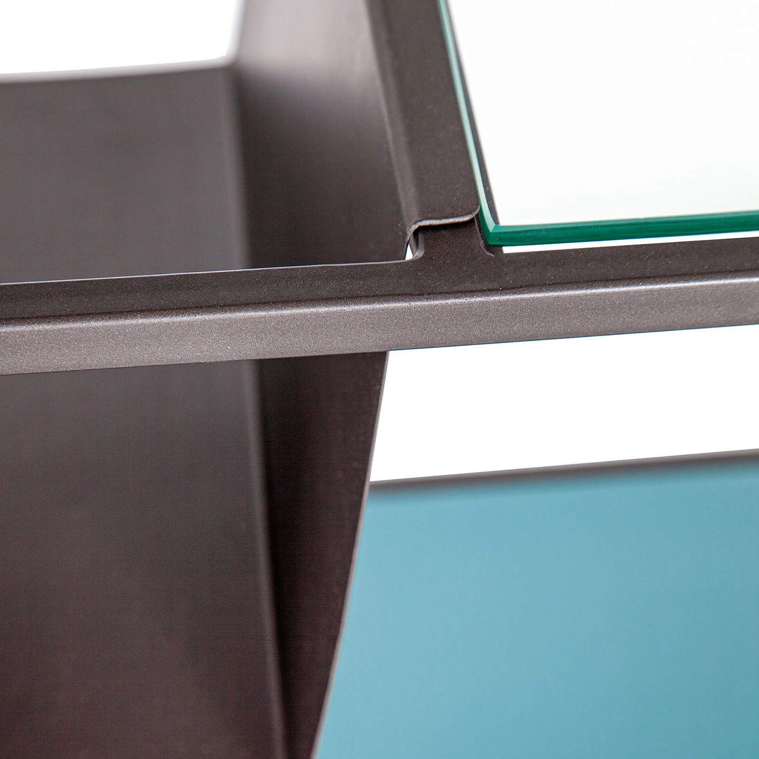 Loftscape Bout de canapé Carrabelle III - Verre / Métal - Gris / Anthracite 7 Loftscape Bout de canapé Carrabelle III - Verre / Métal - Gris / Anthracite – Image 5