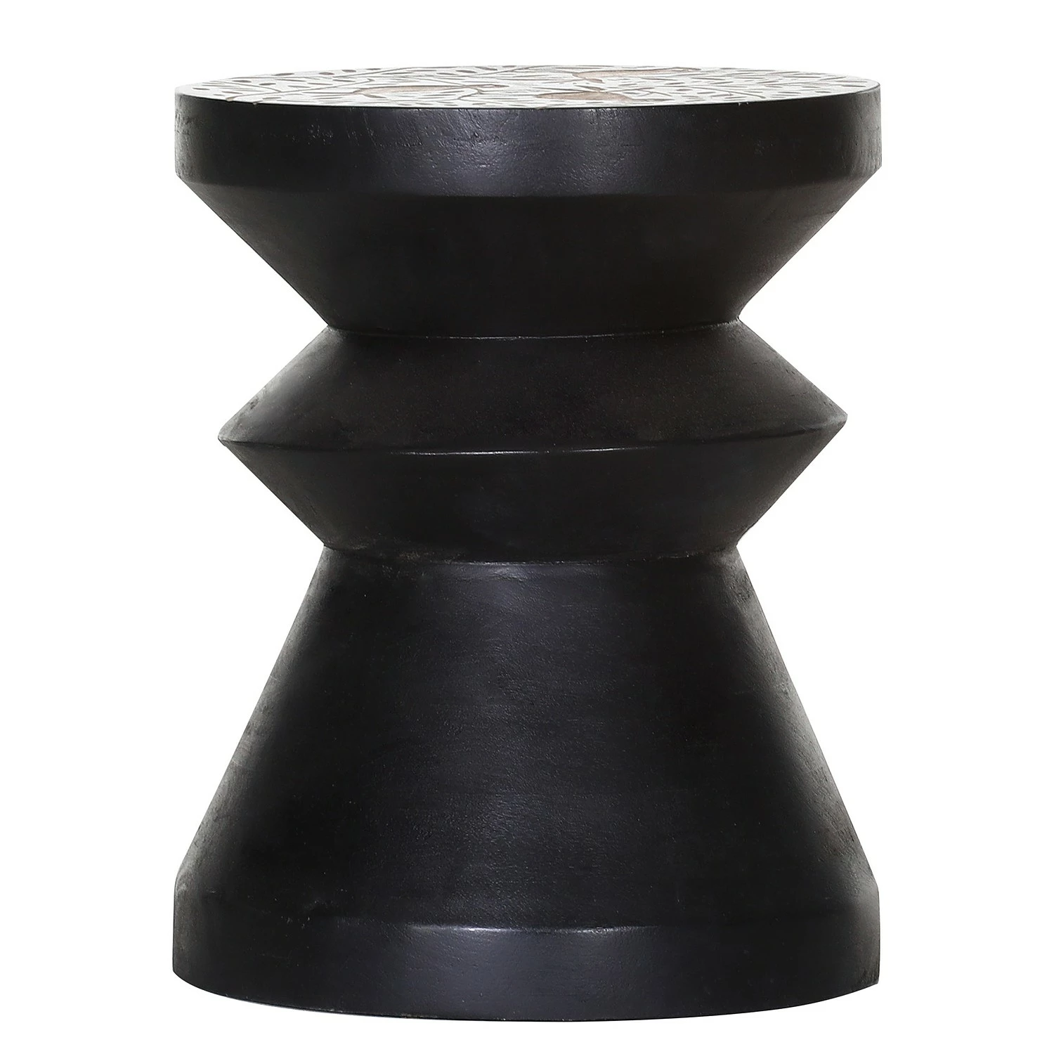 Red Living Bout de canapé Edgewood II - Manguier massif - Manguier noir / Manguier 3 Red Living Bout de canapé Edgewood II - Manguier massif - Manguier noir / Manguier