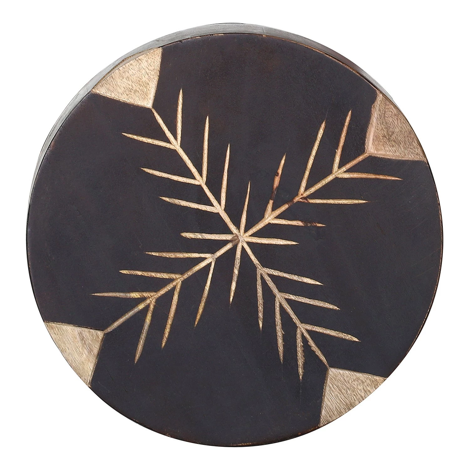 Red Living Bout de canapé Edgewood III - Manguier massif - Manguier noir / Manguier 7 Red Living Bout de canapé Edgewood III - Manguier massif - Manguier noir / Manguier – Image 5