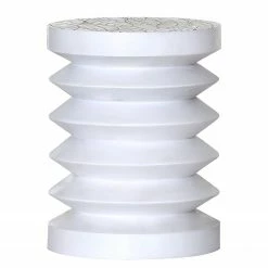 Red Living Bout de canapé Edgewood IV - Manguier massif - Manguier blanc / Manguier