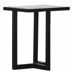 Red Living Bout de canapé Edgewood V - Manguier massif - Manguier noir / Manguier