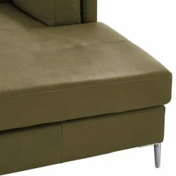 Studio Copenhagen Canapé d’angle COSO Classic+ méridienne - Cuir véritable Taru : Vert olive - Largeur : 246 cm - Méridienne courte à droite (vue de face) - Chrome brillant 45 Studio Copenhagen Canapé d’angle COSO Classic+ méridienne - Cuir véritable Taru : Vert olive - Largeur : 246 cm - Méridienne courte à droite (vue de face) - Chrome brillant -loftscape Boutique 1000211865 200811 17153800280 DETAILS P000000001000211865