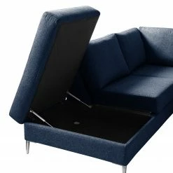 Studio Copenhagen Canapé panoramique COSO Classic+ - Tissu Inze: Bleu - Méridienne courte à droite / longue à gauche (vue de face) - Coffre de lit - Chrome brillant 55 Studio Copenhagen Canapé panoramique COSO Classic+ - Tissu Inze: Bleu - Méridienne courte à droite / longue à gauche (vue de face) - Coffre de lit - Chrome brillant -loftscape Boutique 1000212003 200811 17091301491 DETAILS P000000001000212003