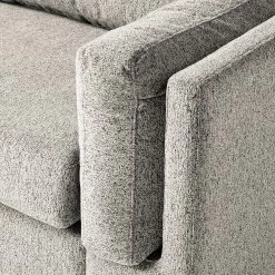 Studio Copenhagen 2-3 places Canapé COSO Classic+ - Tissu Chenille Rufi: Beige - Noir -loftscape Boutique 1000212470 200820 15385000036 DETAILS P000000001000212470