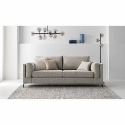 Studio Copenhagen 2-3 places Canapé COSO Classic+ - Tissu Chenille Rufi: Beige - Noir -loftscape Boutique 1000212470 201008 13362600013 MOOD DETAILS P000000001000212470 mood