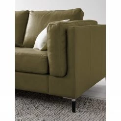 Studio Copenhagen 2 places Canapé COSO Classic+ - Cuir véritable Taru : Vert olive - Noir -loftscape Boutique 1000212496 201008 13323300042 DETAILS P000000001000212496